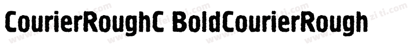 CourierRoughC BoldCourierRoughC Bol字体转换